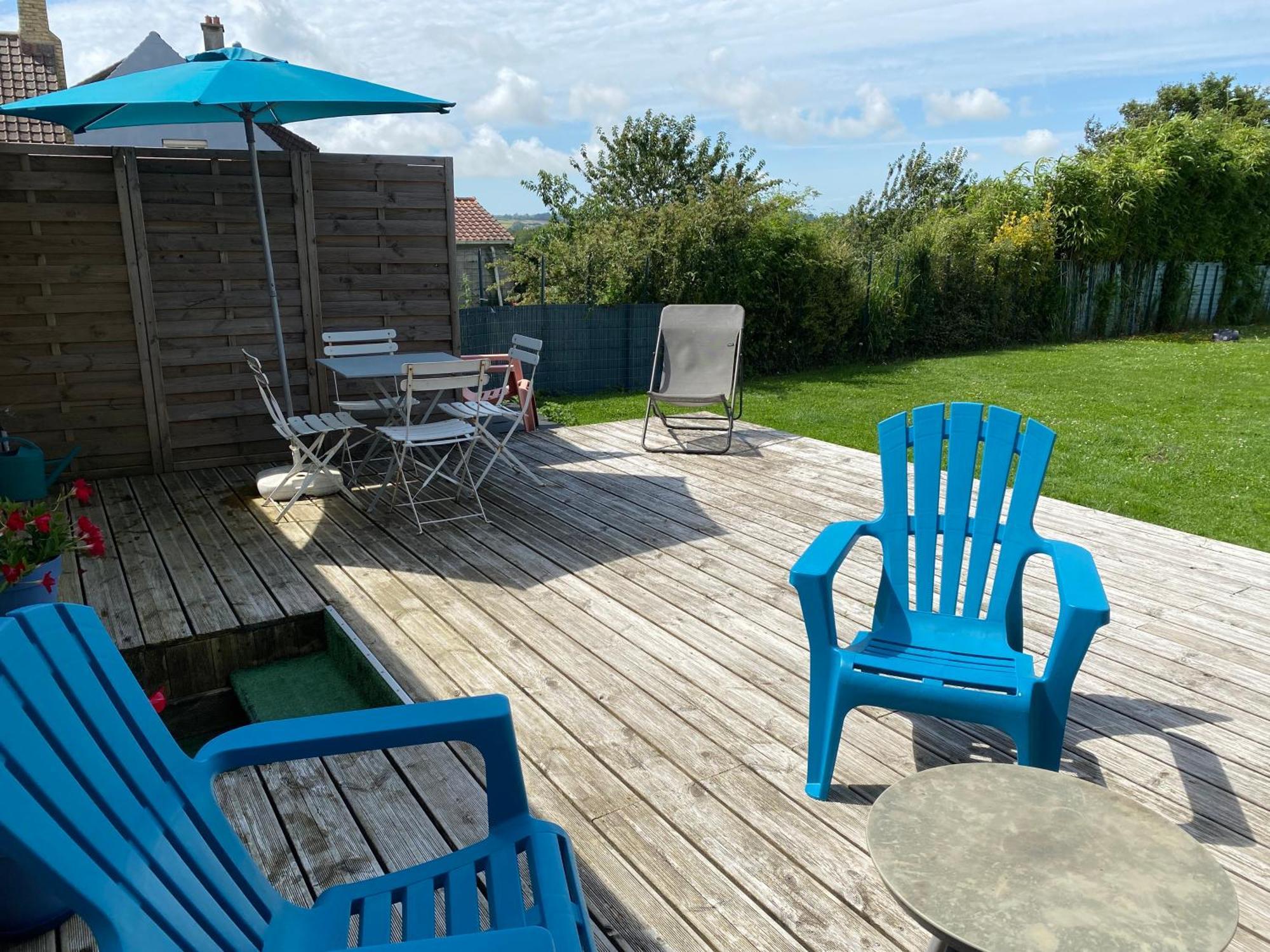 Maison De Village Avec Jardin 15Mn Des Plages, Wifi, 2 Chambres, Jardin Hesdin-lʼAbbé Kültér fotó