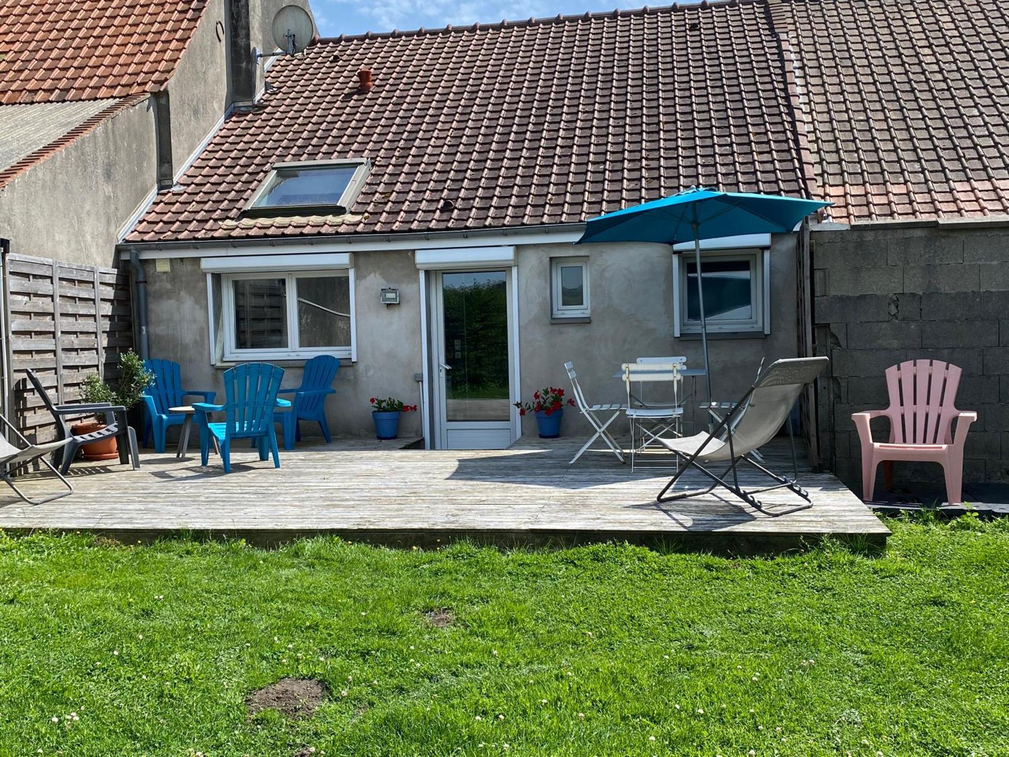 Maison De Village Avec Jardin 15Mn Des Plages, Wifi, 2 Chambres, Jardin Hesdin-lʼAbbé Kültér fotó