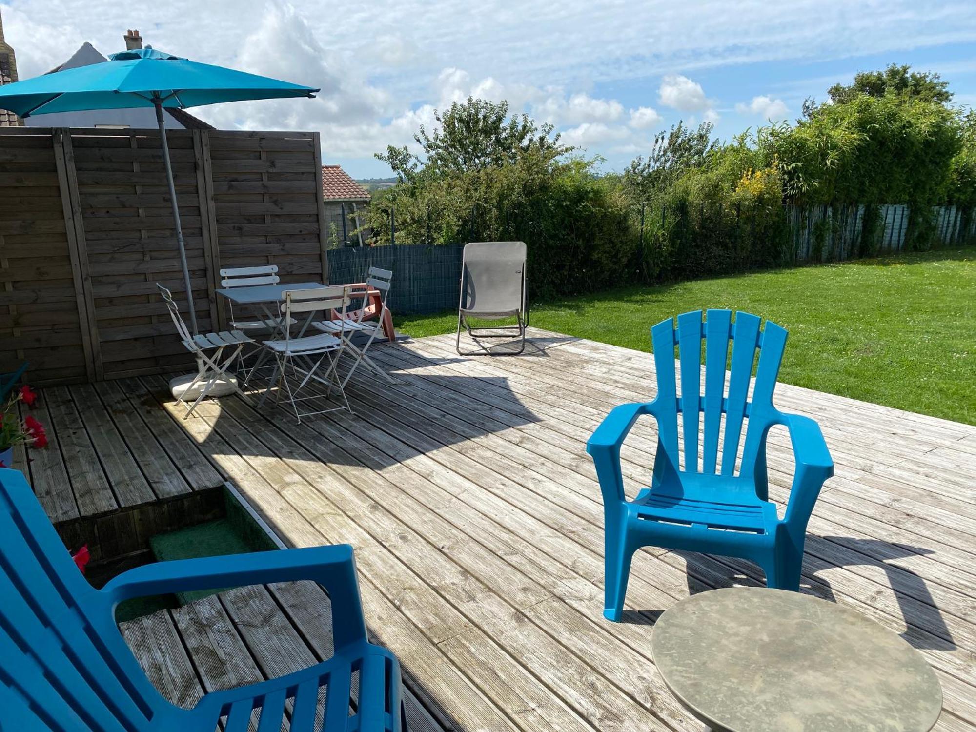 Maison De Village Avec Jardin 15Mn Des Plages, Wifi, 2 Chambres, Jardin Hesdin-lʼAbbé Kültér fotó
