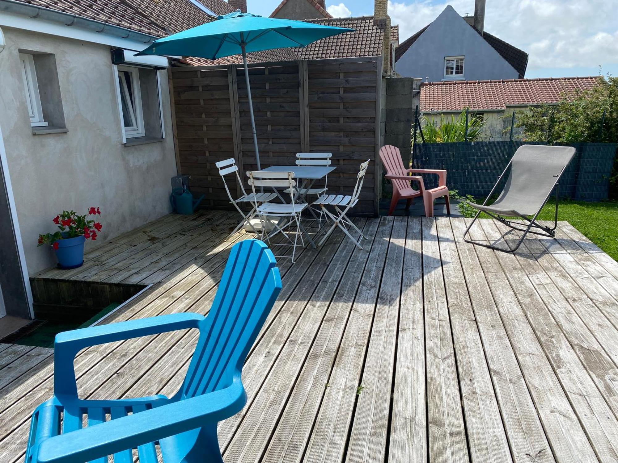 Maison De Village Avec Jardin 15Mn Des Plages, Wifi, 2 Chambres, Jardin Hesdin-lʼAbbé Kültér fotó
